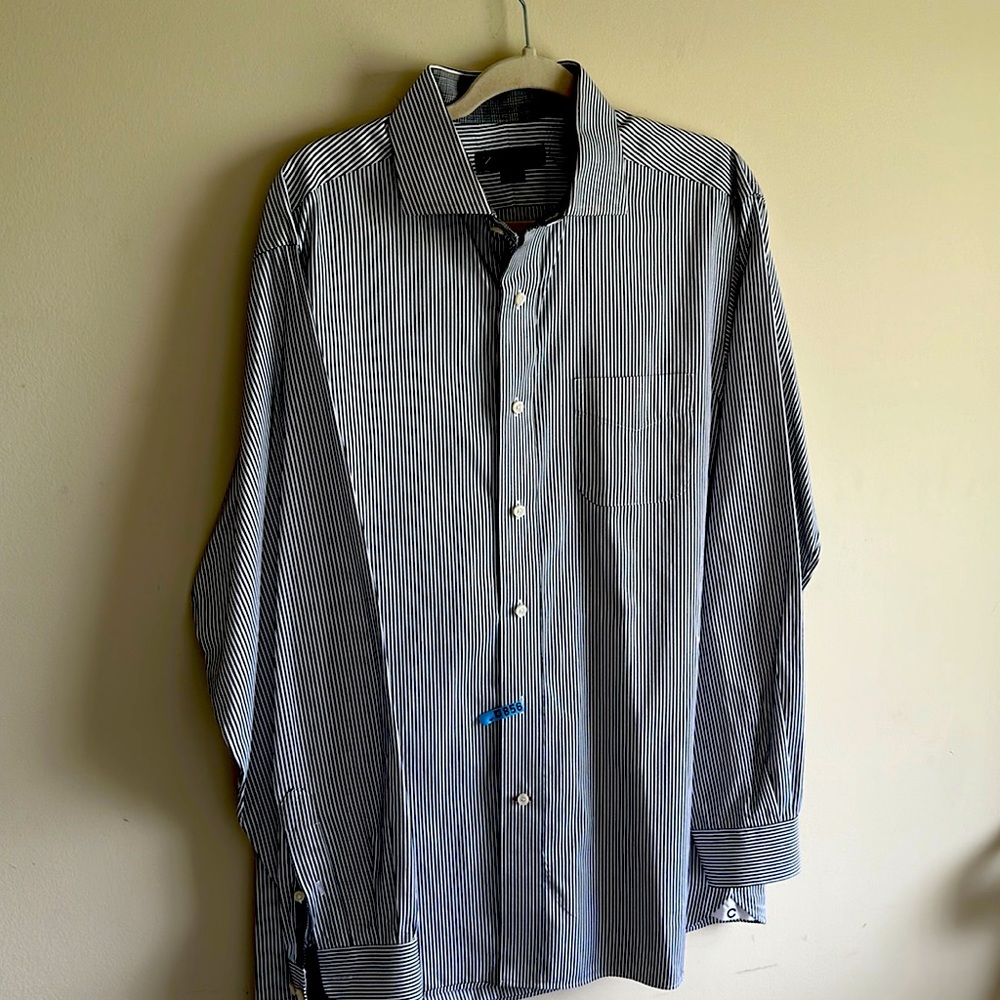 Daniel Cremieux Collection striped button down, L